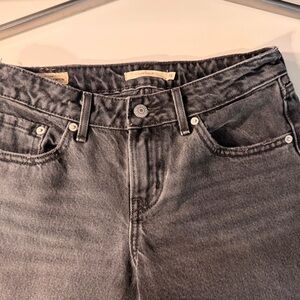 Levi's Gray Straight Leg Jeans